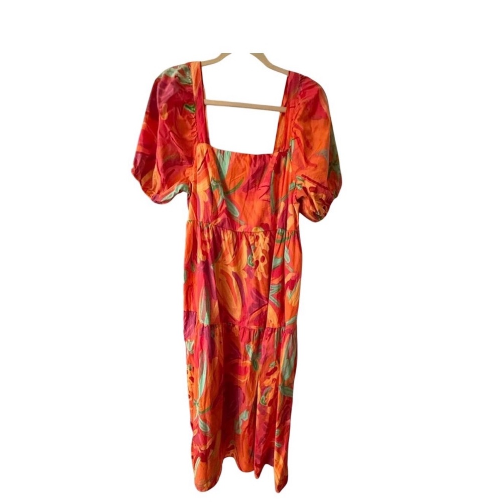 Vibrant Floral Maxi Dress- Anthropologie Farm Rio inspired